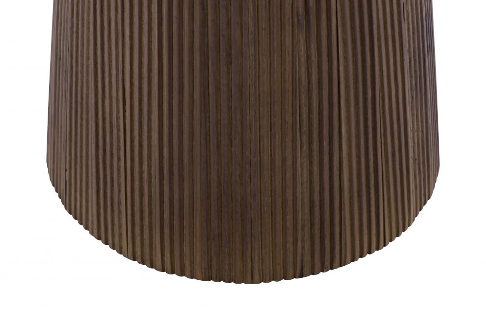 Madhy Brown Wood Side Table