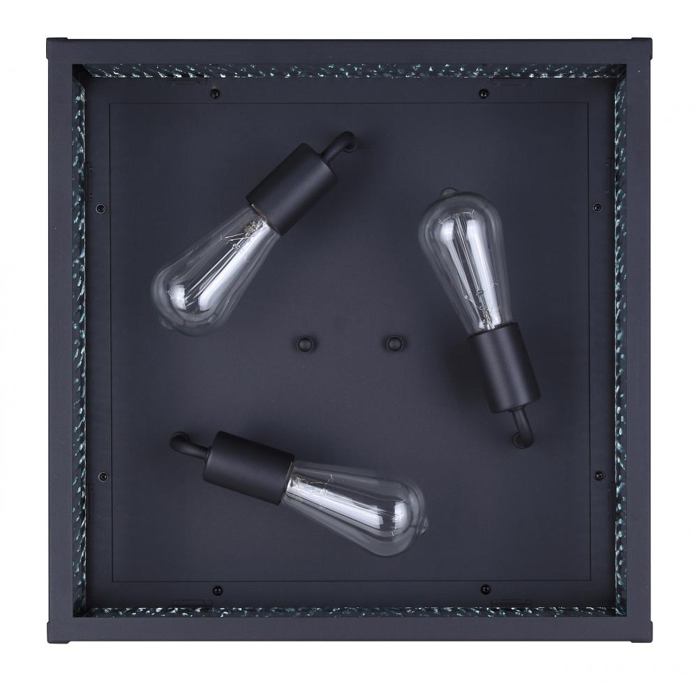 Shana Flush Mount Black