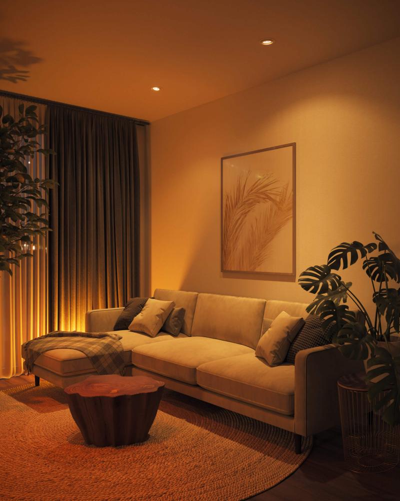 4? RGB+CCT Smart Flat Gimbal Recessed Light Pro