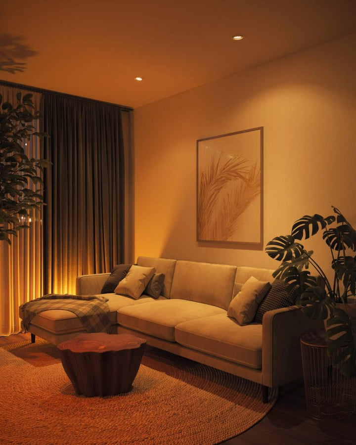 4? RGB+CCT Smart Flat Gimbal Recessed Light Pro