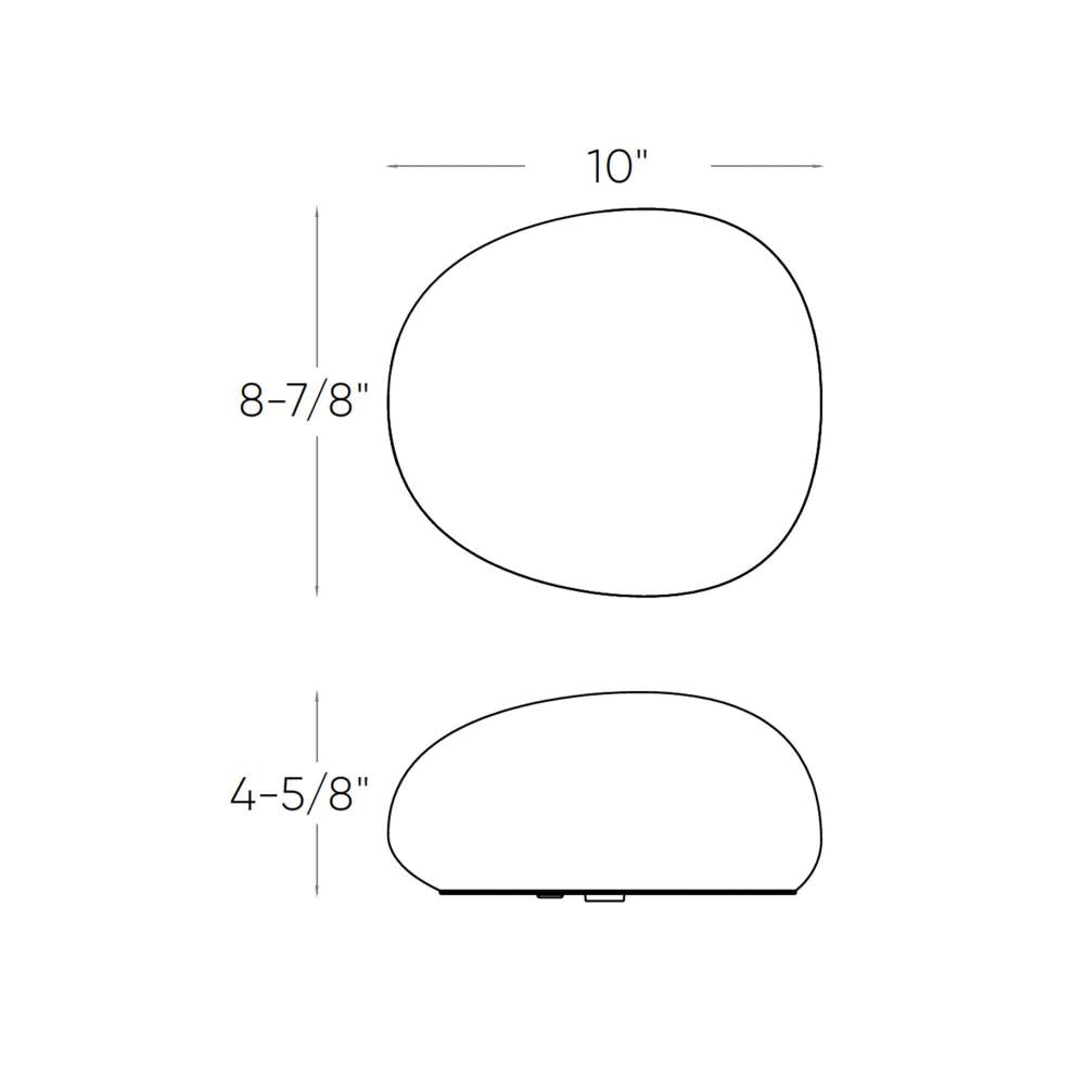 DALS CONNECT PRO Smart Landscape Rock Lights (10") with 6" metal stake