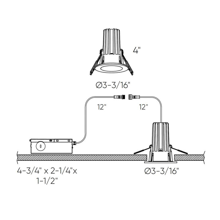 2in High power regressed recessed round smooth baffle, CCT