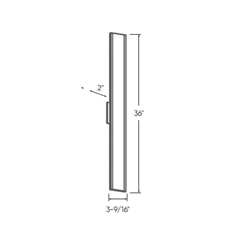 Slim decorative Outdoor modern wall sconce 5CCT