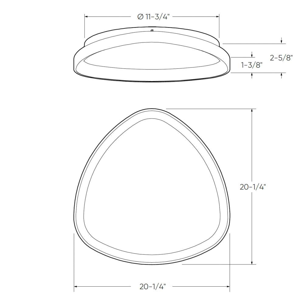 Trimless Flush Mount