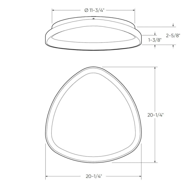 Trimless Flush Mount
