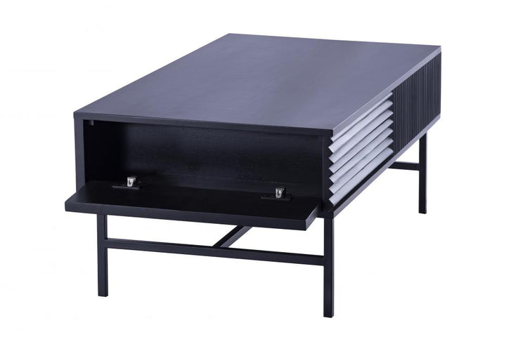 Mez Black Finished Coffee Table