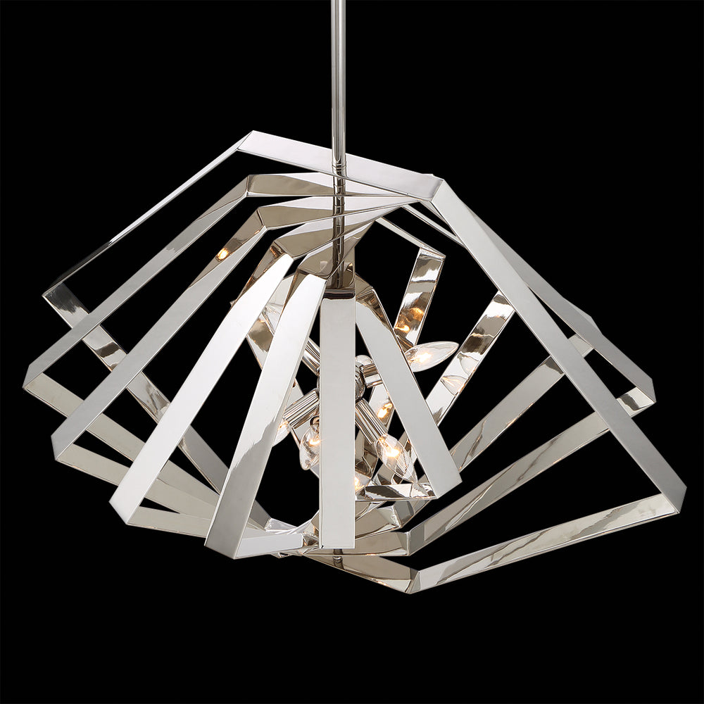 Downtown, 10LT LTChandelier, Chr