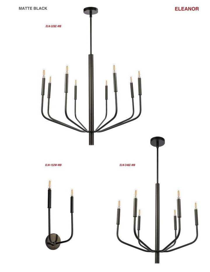 2LT Incandescent Wall Sconce, MB