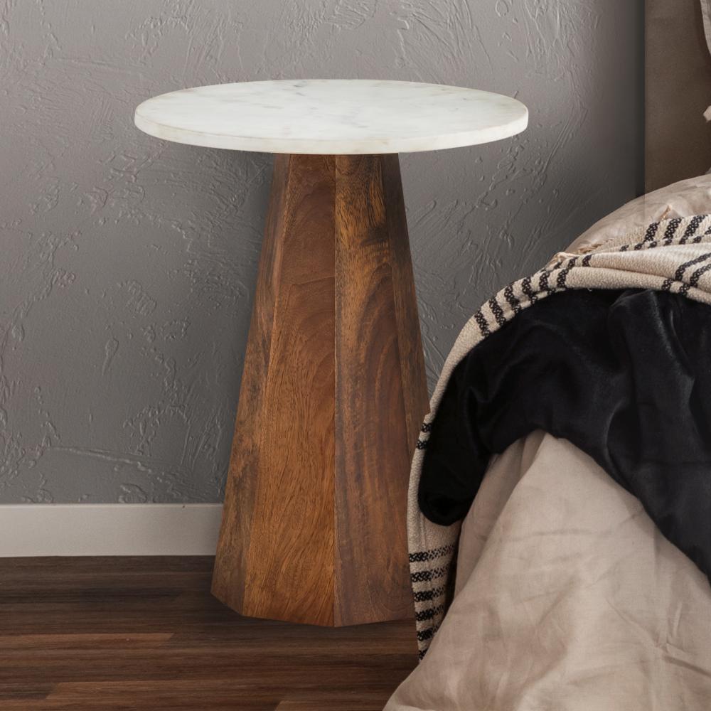 Naya Natural Wood Side Table