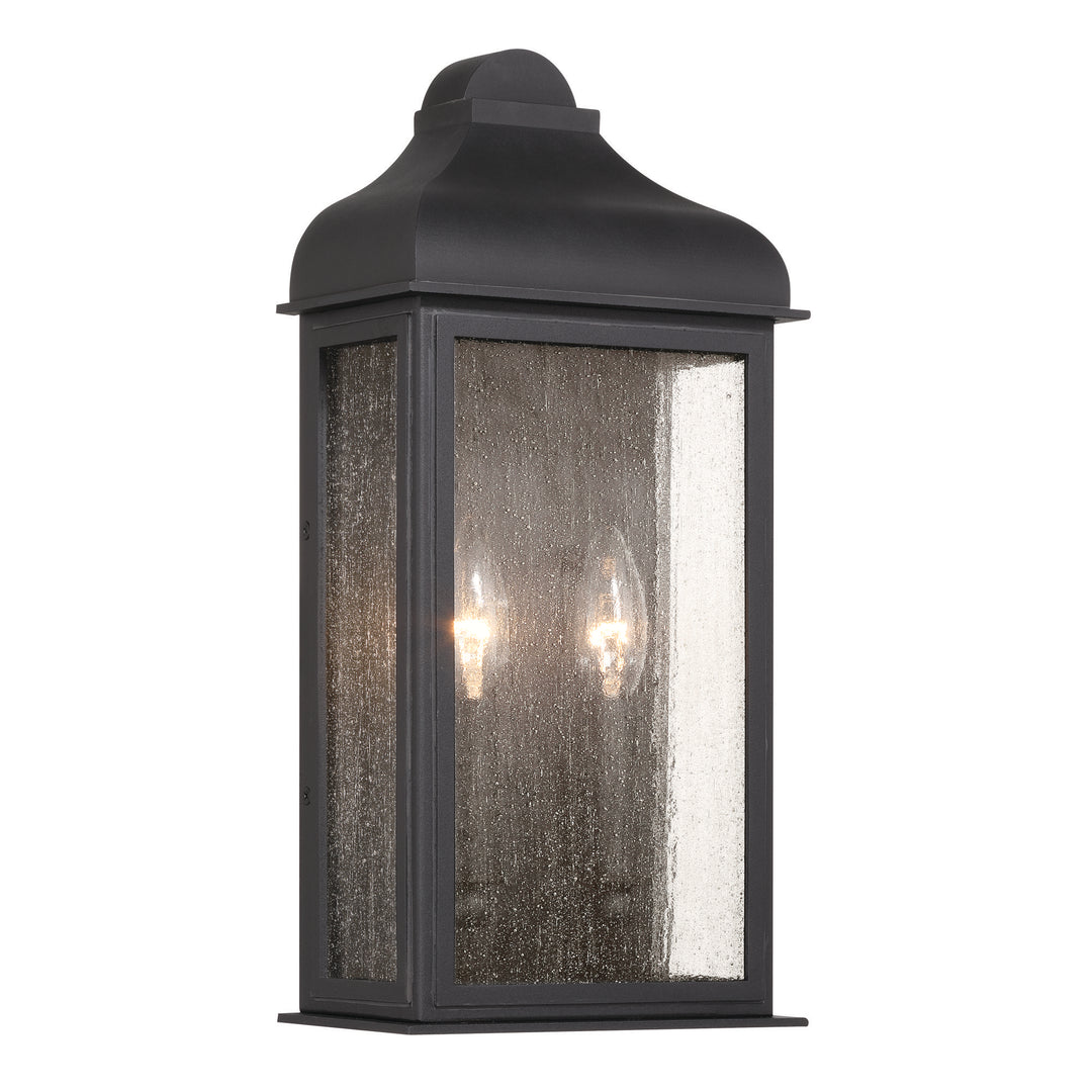 Madrid 2 Light Outdoor Wall Sconce, Black