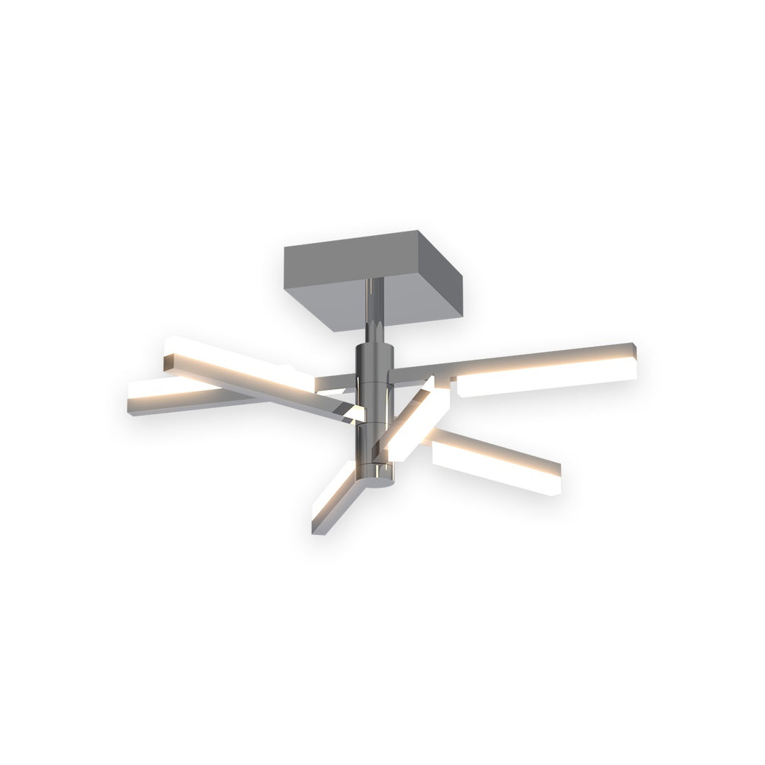 Stix - LED Semi-Flush Mount - Chrome