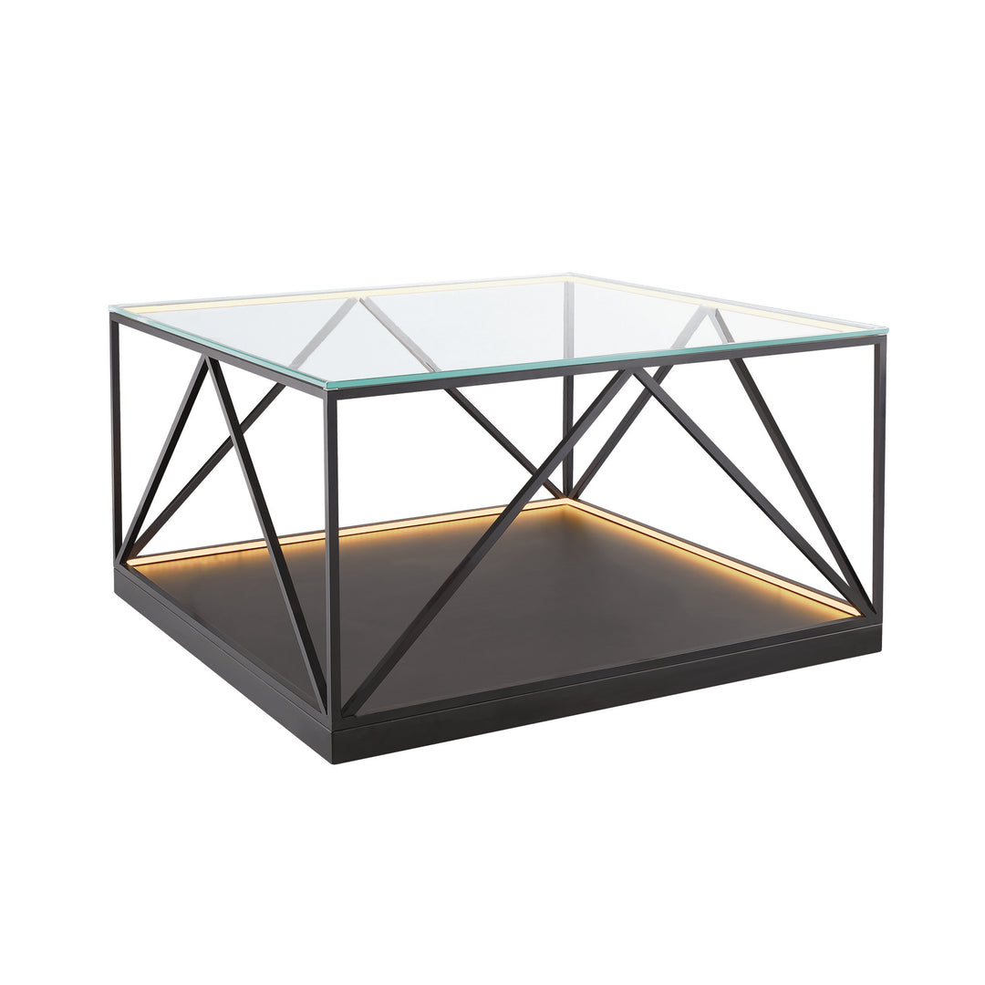 Tavola 9W LED Square Table Black