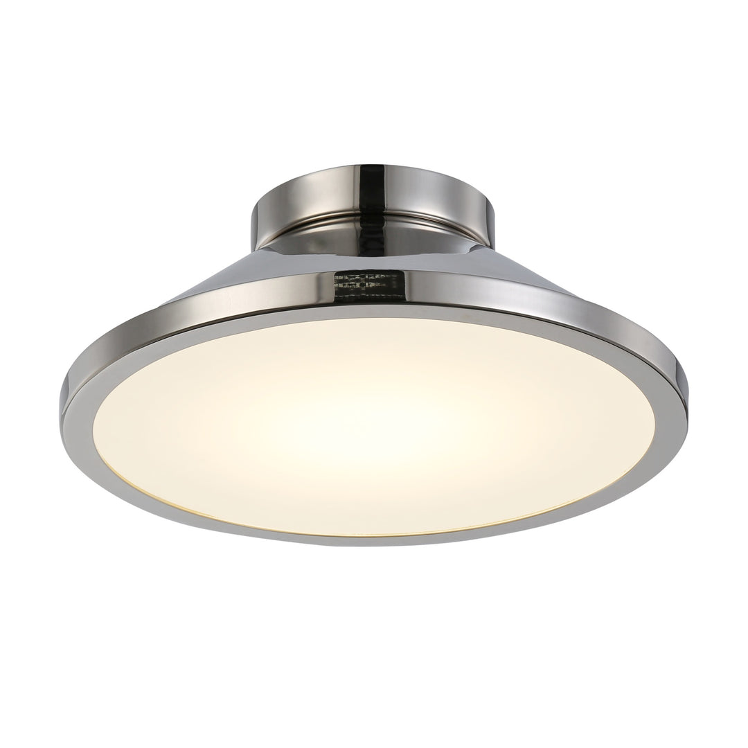 Lucida Collection Integrated LED Flush Mount, Nickel