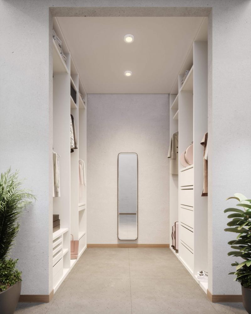 Plastic Flush Mount, 5CCT