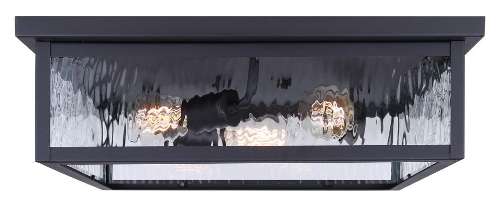 Shana Flush Mount Black