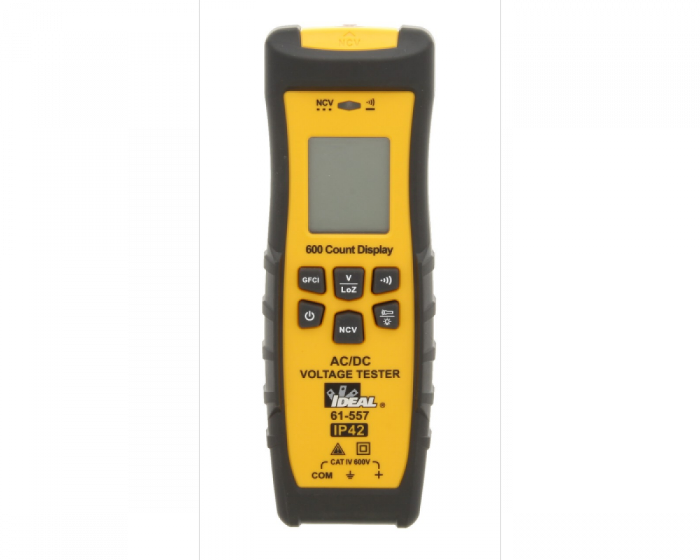Voltage&Continuity Tester w/LCD,GFCI,Flashlit&NC
