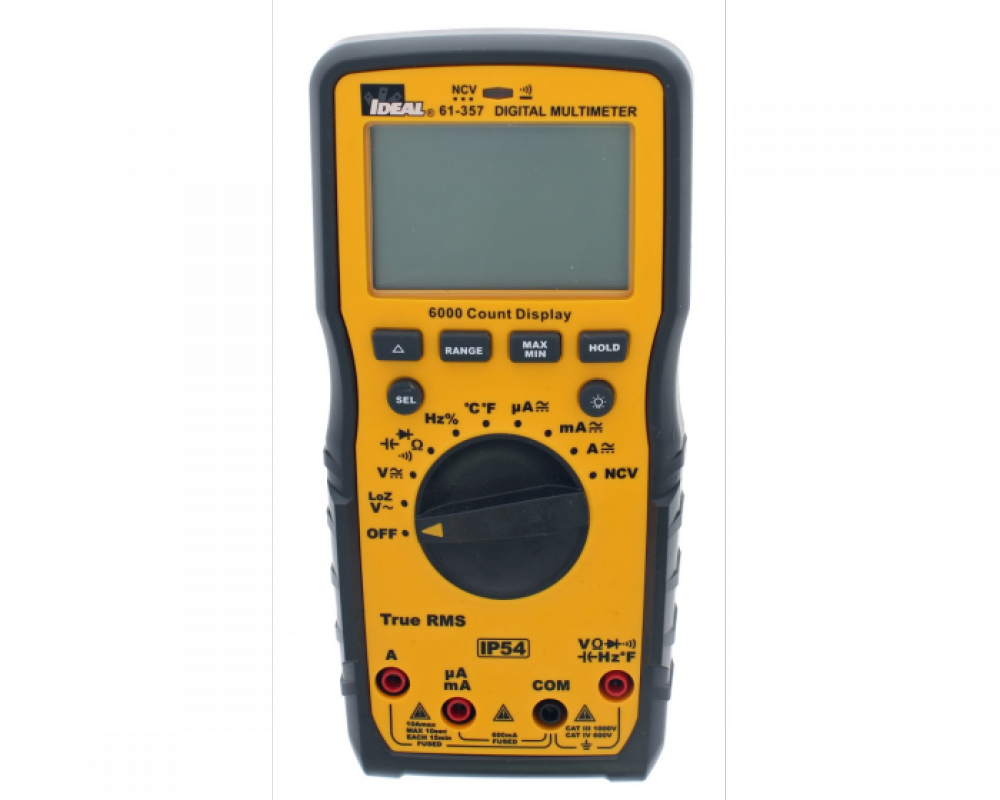 1000V Auto Rng TRMS 6K Ct Disply MM NCVT,Tmp & L