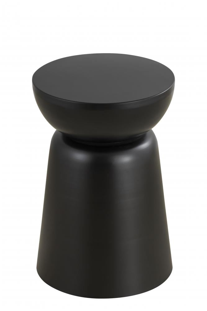 Dram Black Finished Stool