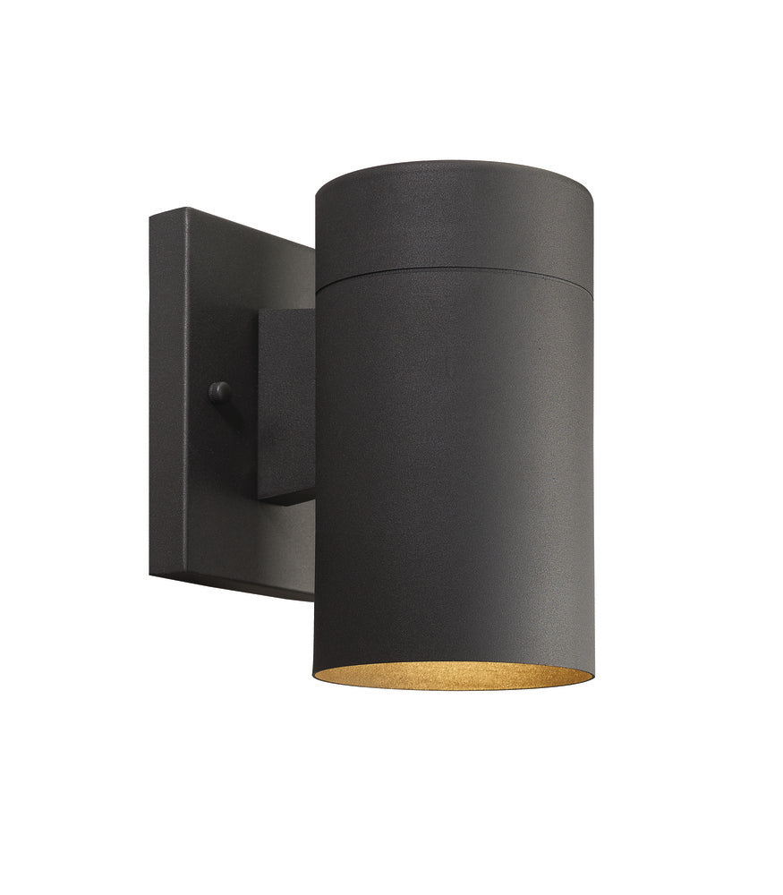 Night Sky 1 Light Outdoor Lantern, Black Finish
