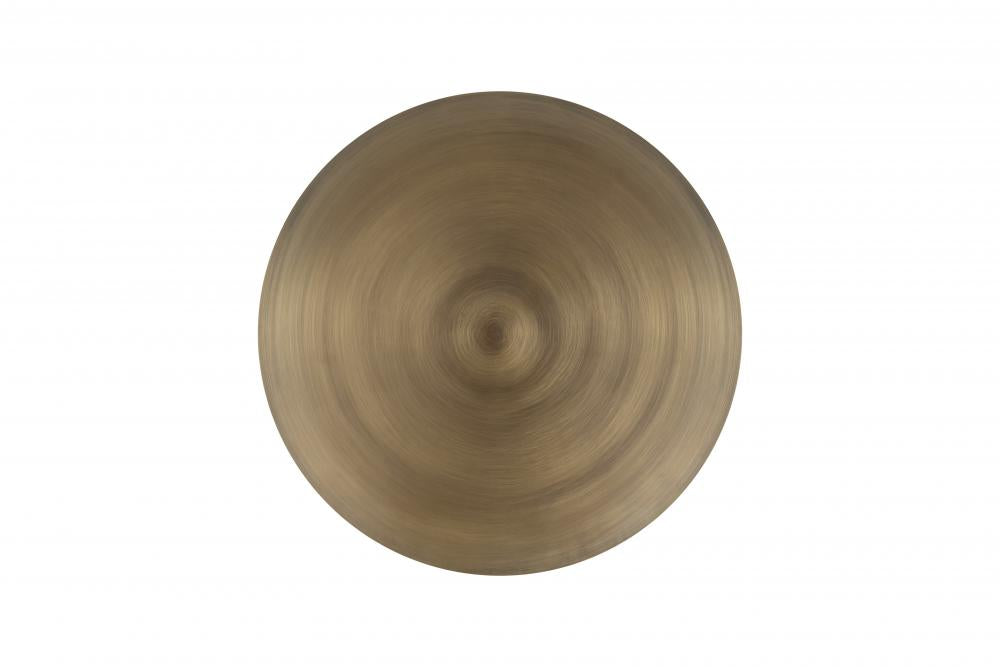 Sona Antique Brass Finished Side Table