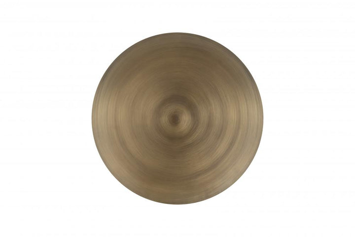 Sona Antique Brass Finished Side Table