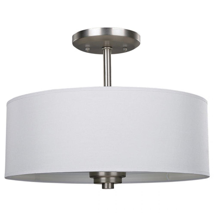 Pier 3 Light Semi Flush, Pewter Finish
