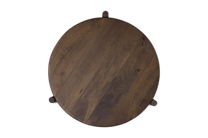 Garam Walnut and Cane Side Table
