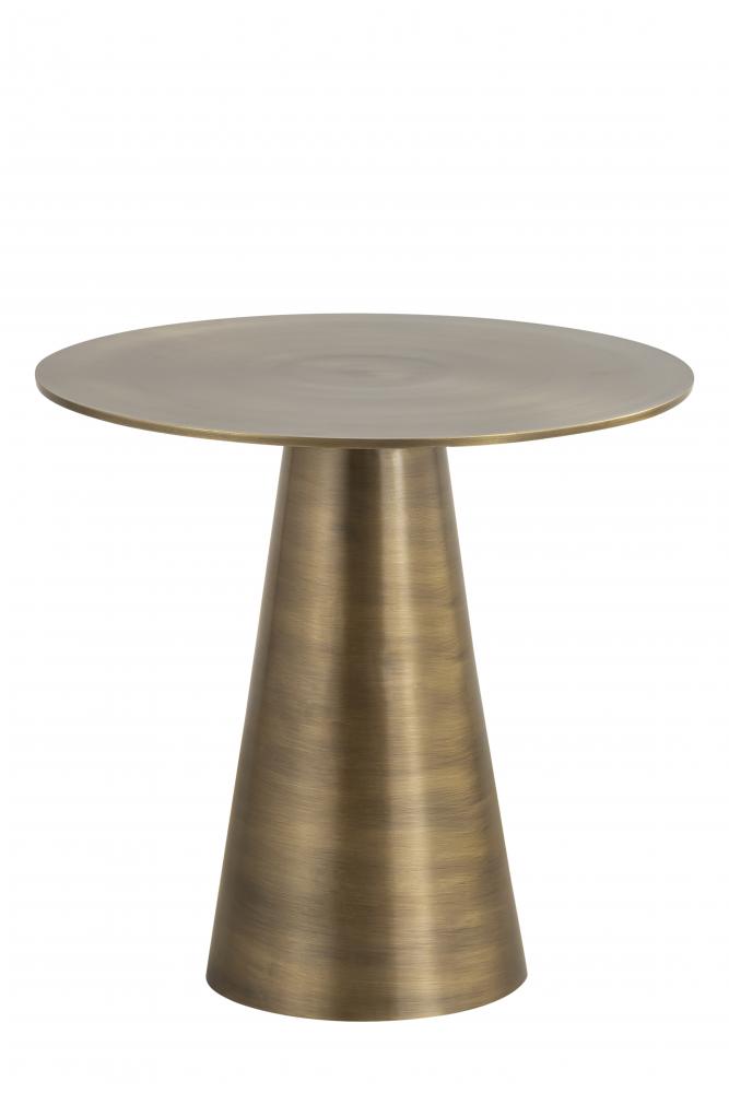 Sona Antique Brass Finished Side Table