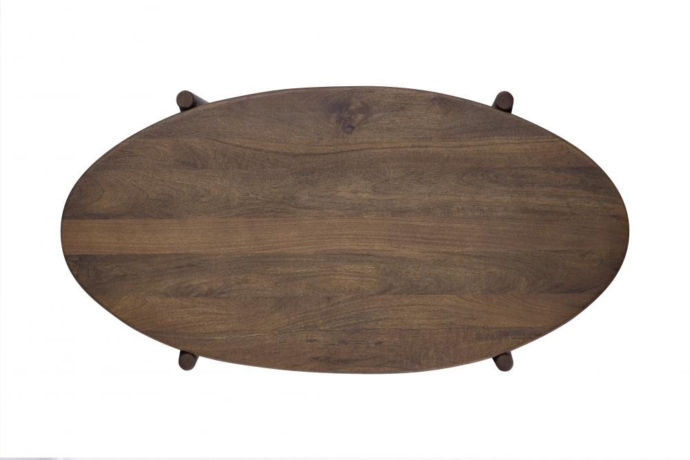Garam Walnut and Cane Coffee Table
