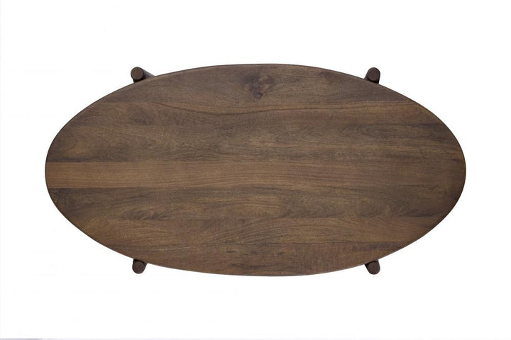 Garam Walnut and Cane Coffee Table