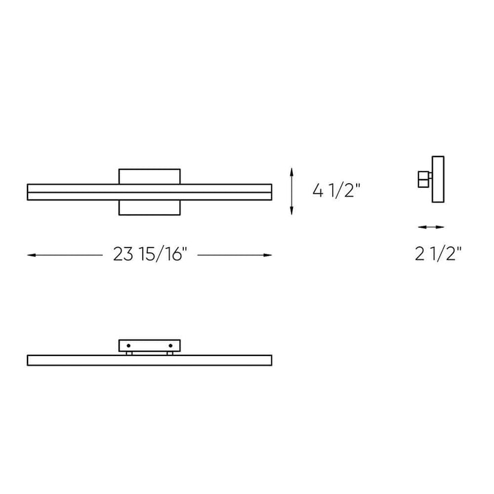 24 Inch CCT LED Linear Vanity Light