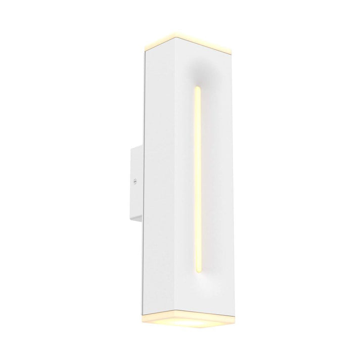 16 Inch Rectangular CCT Dual Light Wall Sconce