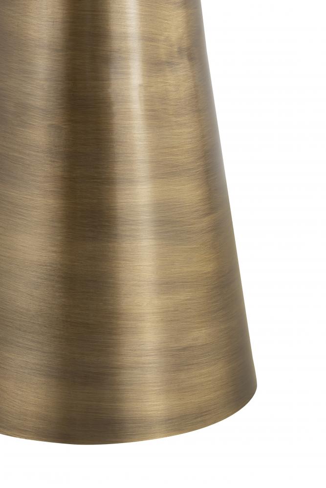 Sona Antique Brass Finished Side Table