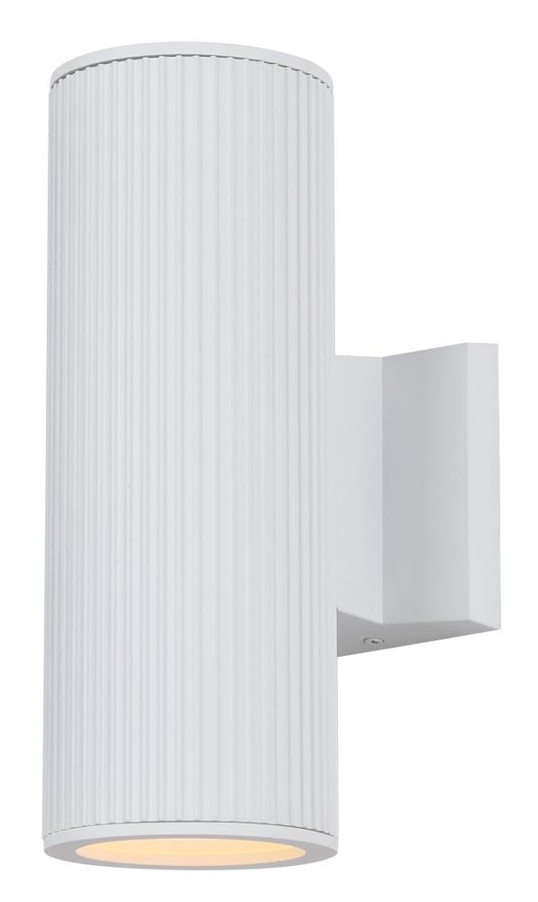 REXTON 1 Light Outdoor Lantern, White Finish