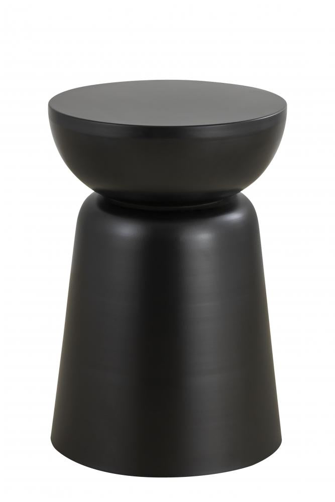 Dram Black Finished Stool