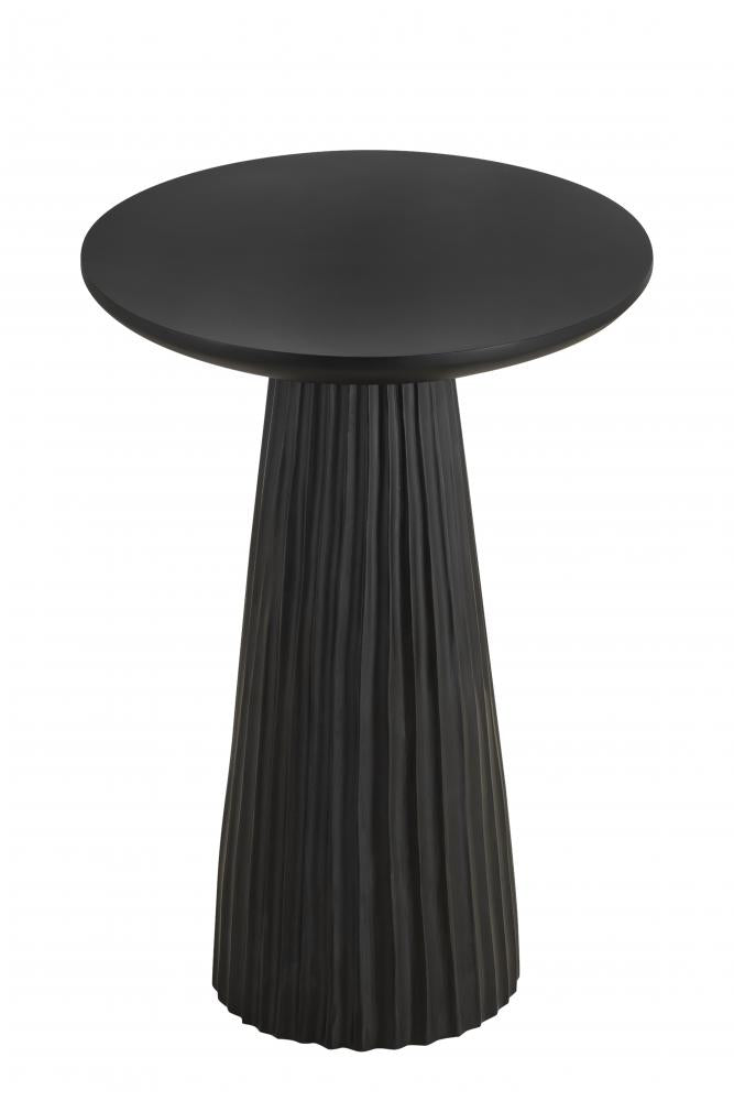 Jai Black Finished Wood Side Table