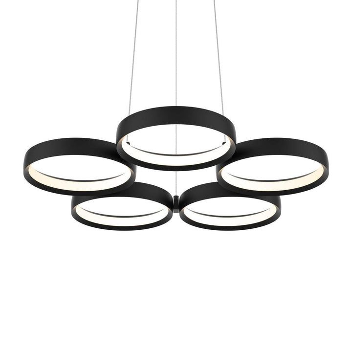 25 Inch 5 Ring LED Pendant Light