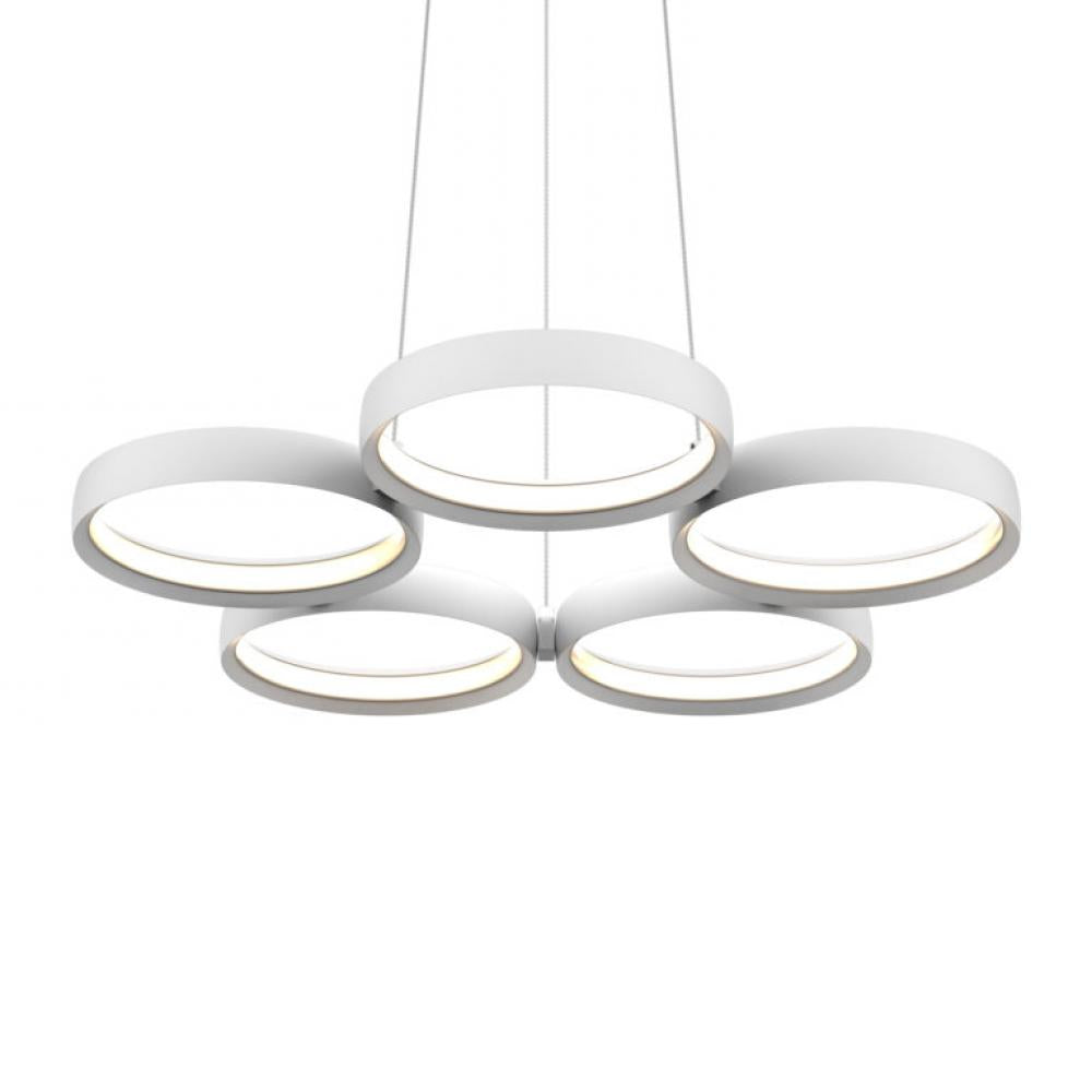 25 Inch 5 Ring LED Pendant Light