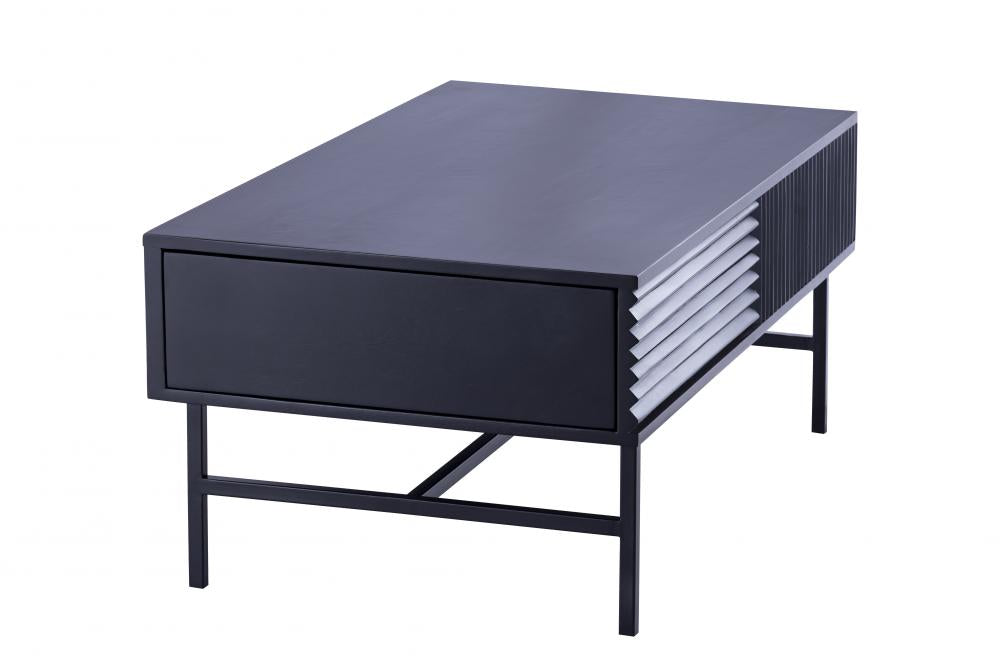 Mez Black Finished Coffee Table