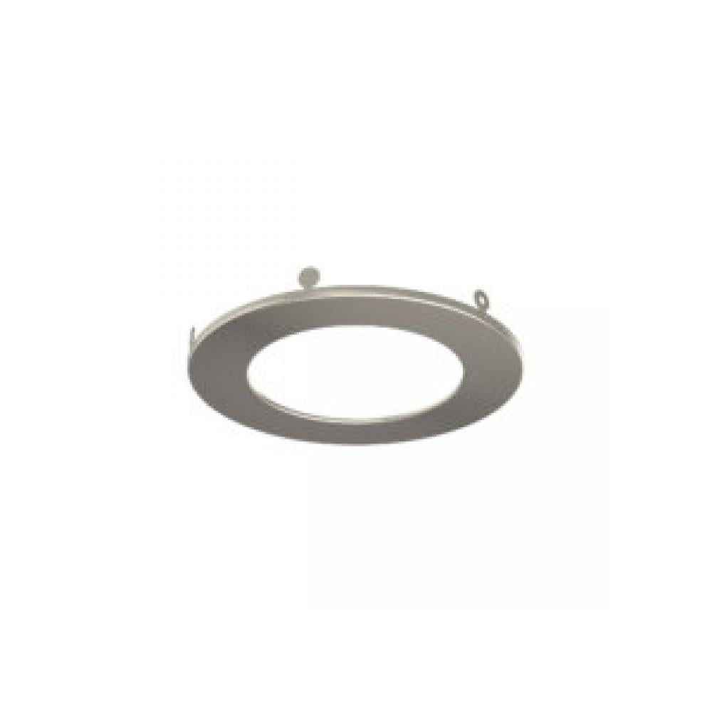 4in Trim Round, Satin Nickel
