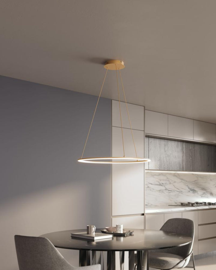 24in Circle pendant, 5CCT