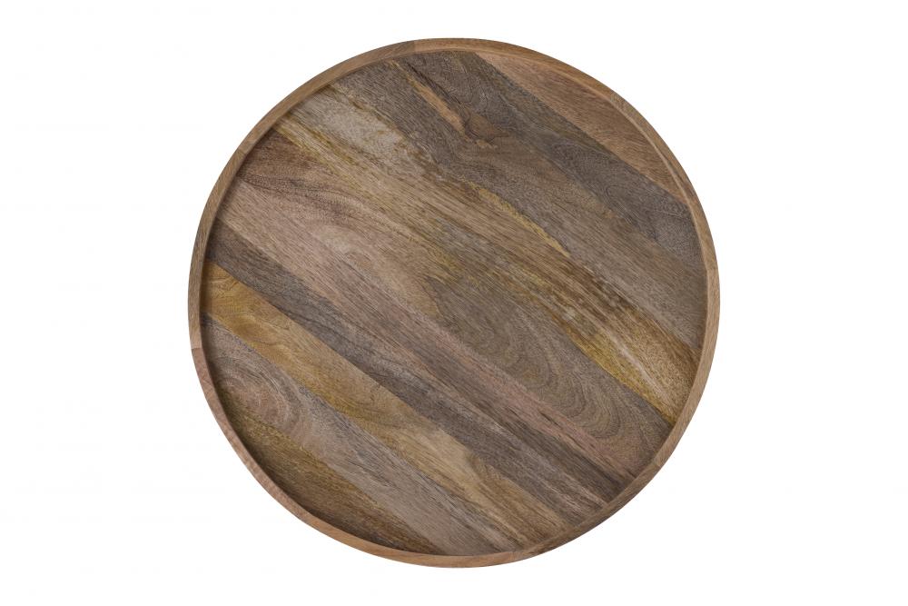 Calin Black with Natural Wood Coffee Table