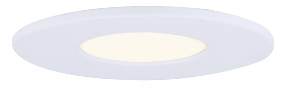 Led Disk 5" Integrated Light, White Finish