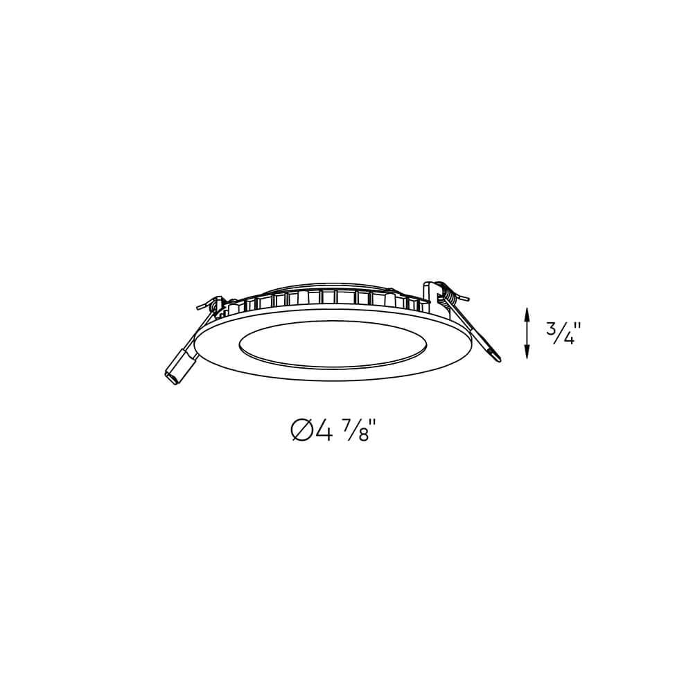 4 Inch Smart RGB+CCT LED Recessed Panel light