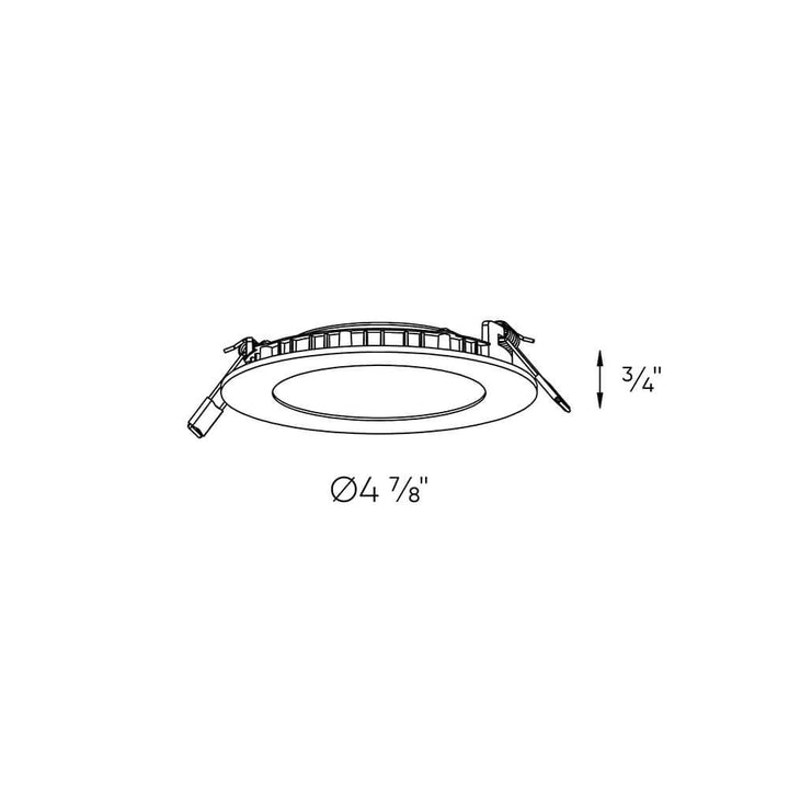 4 Inch Smart RGB+CCT LED Recessed Panel light