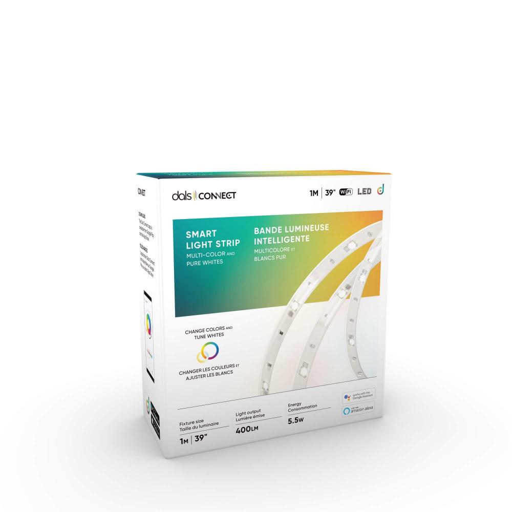 1 - Meter Smart RGB + CCT LED Indoor Tape Light Kit