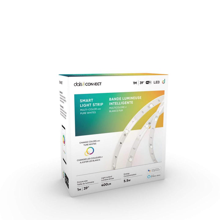 1 - Meter Smart RGB + CCT LED Indoor Tape Light Kit