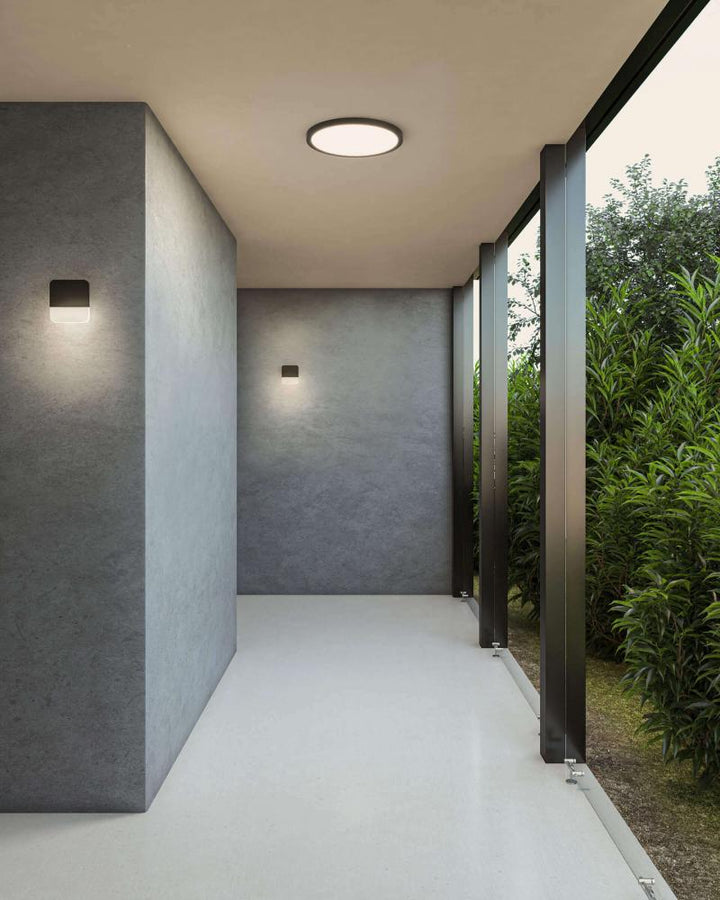 6 Inch Square Ultra Slim Wall Sconce