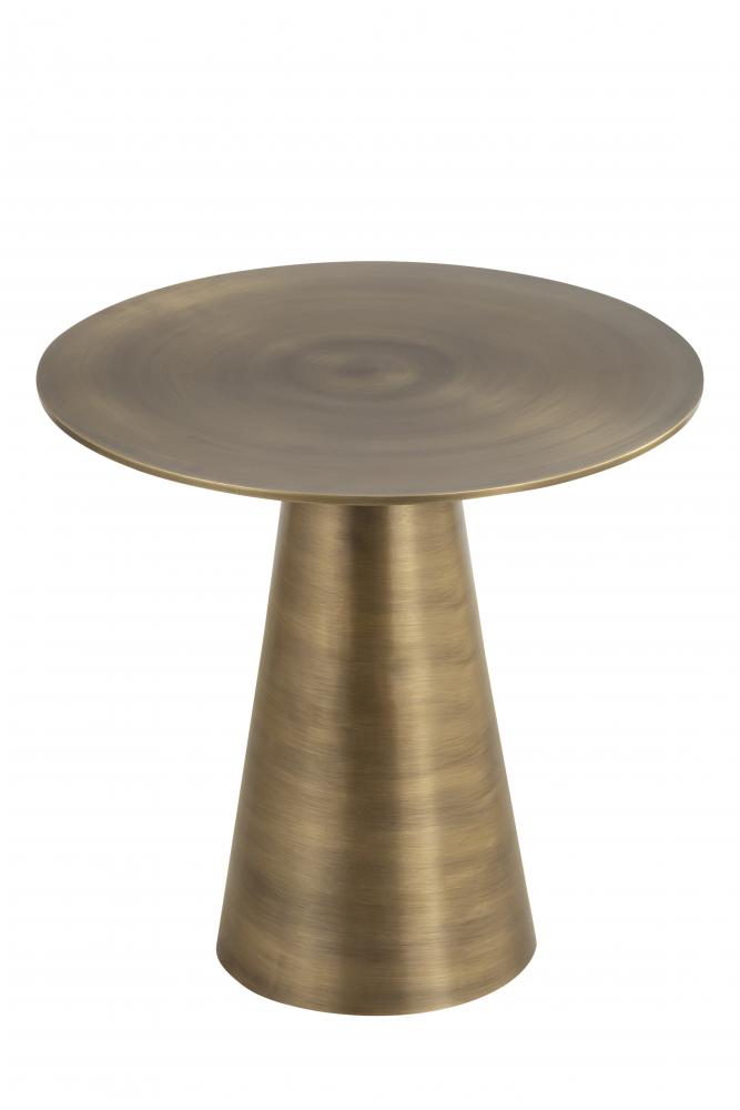 Sona Antique Brass Finished Side Table