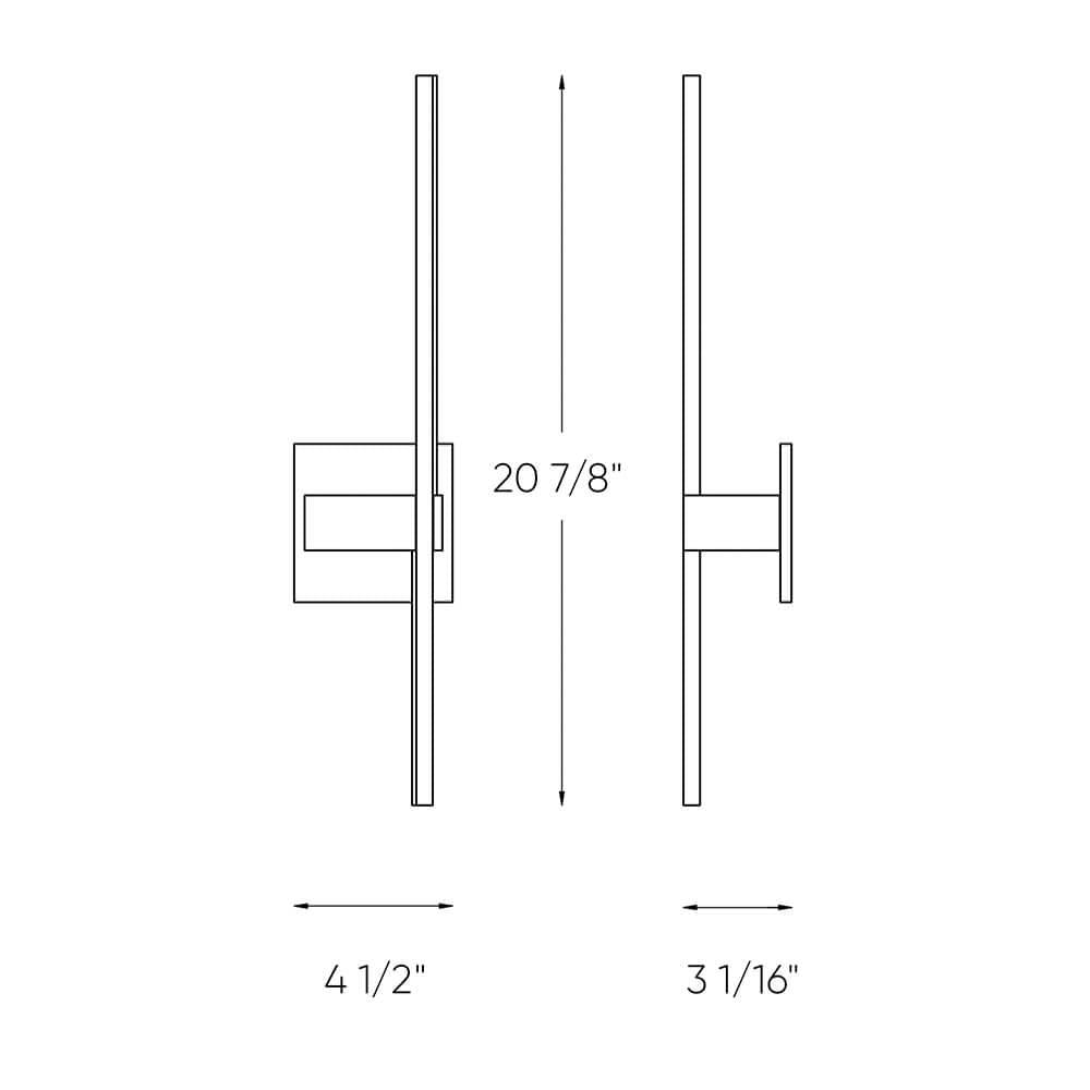 21 Inch Linear LED Wall Sconce